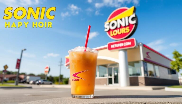 Sonic Happy Hour Menu And Prices