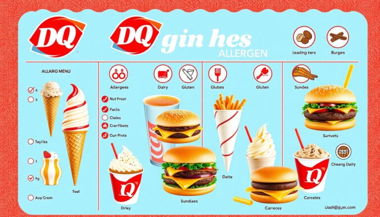 dairy queen allergen menu