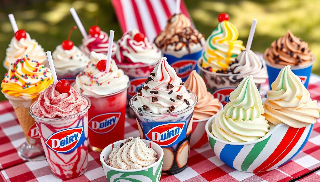dairy queen ice cream menu