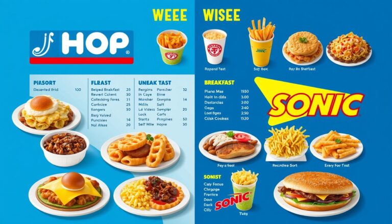 IHOP Sonic Menu Prices